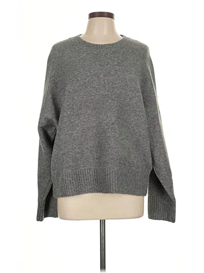 Pre-owned Zara Pullover Sweater In Gray