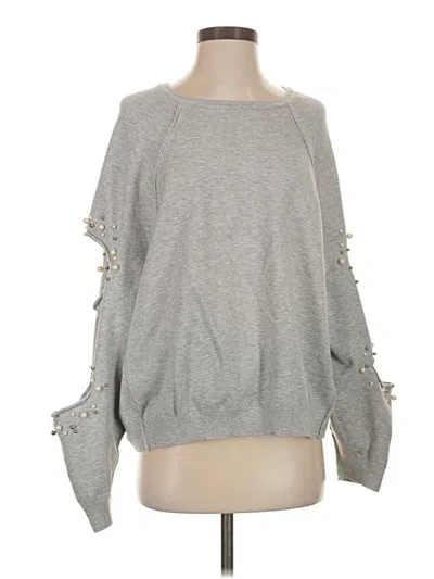 Pre-owned Zara Pullover Sweater In Gray