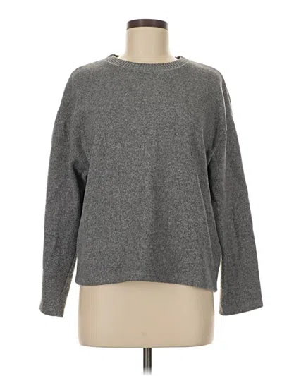 Pre-owned Zara Pullover Sweater In Gray