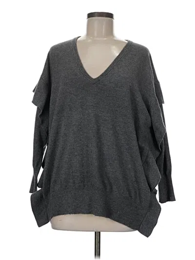 Pre-owned Zara Pullover Sweater In Gray