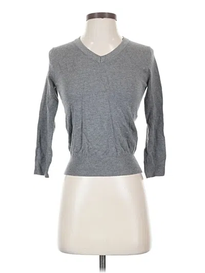 Pre-owned Zara Pullover Sweater In Gray