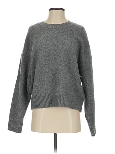 Pre-owned Zara Pullover Sweater In Gray