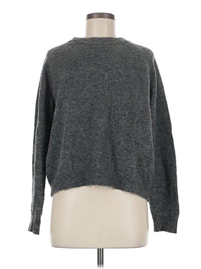 Pre-owned Zara Pullover Sweater In Gray