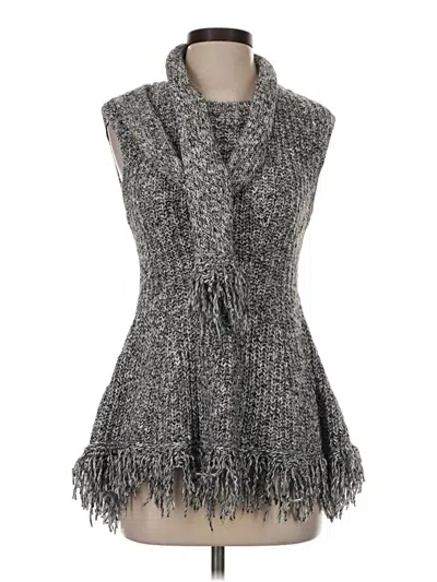Pre-owned Zara Pullover Sweater In Gray