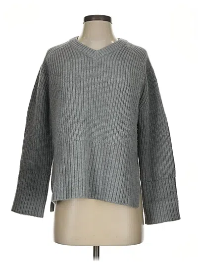 Pre-owned Zara Pullover Sweater In Gray
