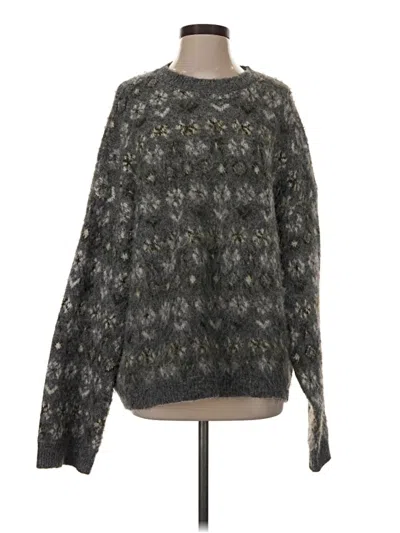 Pre-owned Zara Pullover Sweater In Gray