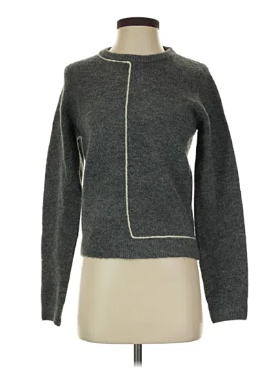 Pre-owned Zara Pullover Sweater In Gray