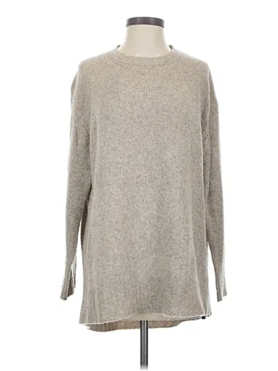 Pre-owned Zara Pullover Sweater In Gray