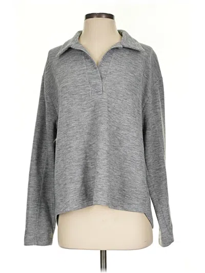Pre-owned Zara Pullover Sweater In Gray