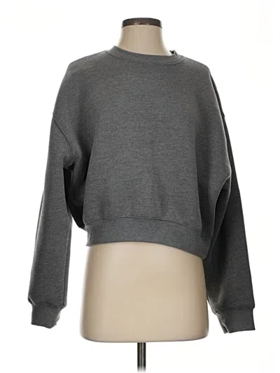 Pre-owned Zara Pullover Sweater In Gray