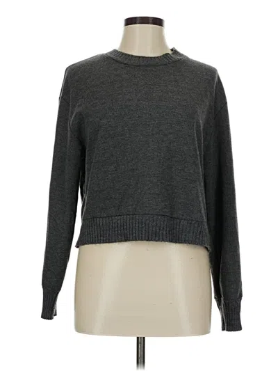 Pre-owned Zara Pullover Sweater In Gray