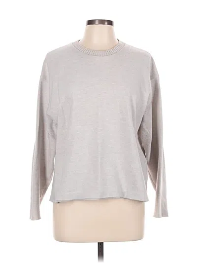 Pre-owned Zara Pullover Sweater In Gray
