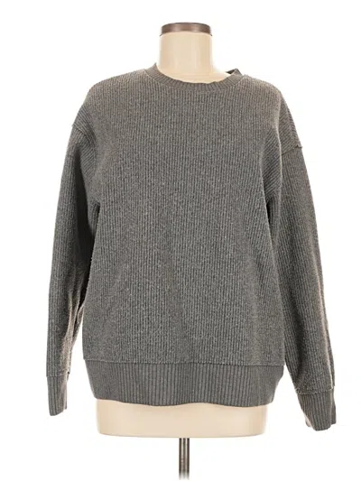 Pre-owned Zara Pullover Sweater In Gray