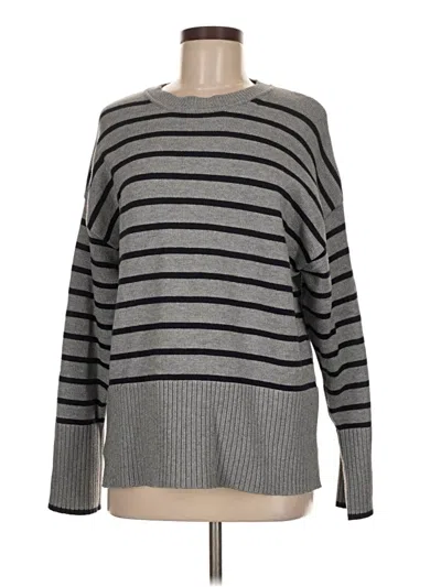 Pre-owned Zara Pullover Sweater In Gray