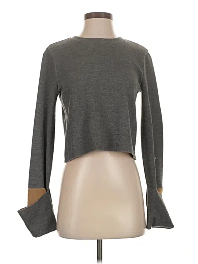Pre-owned Zara Pullover Sweater In Gray