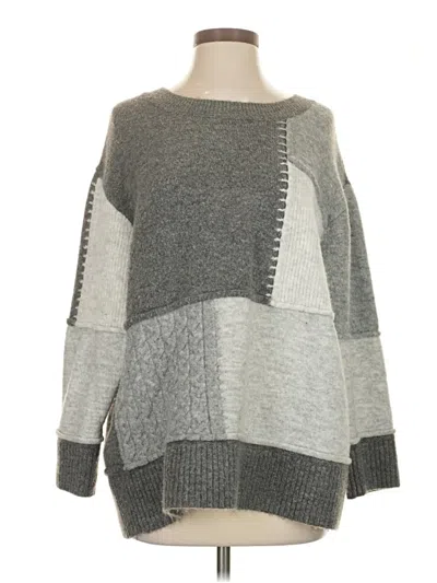 Pre-owned Zara Pullover Sweater In Gray