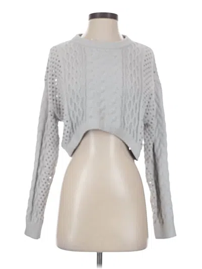 Pre-owned Zara Pullover Sweater In Gray