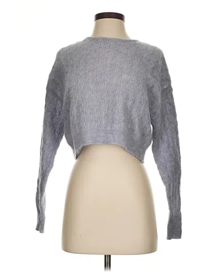 Pre-owned Zara Pullover Sweater In Gray