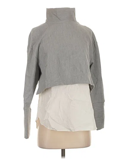 Pre-owned Zara Pullover Sweater In Gray