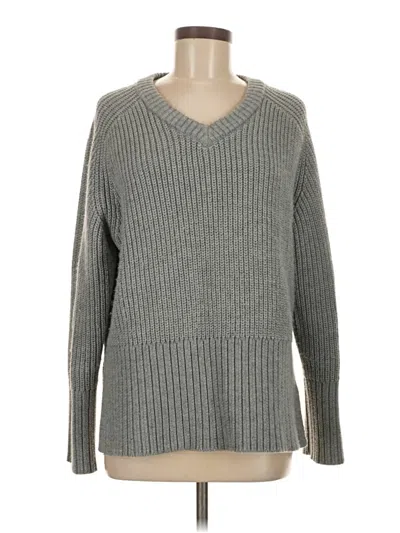 Pre-owned Zara Pullover Sweater In Gray