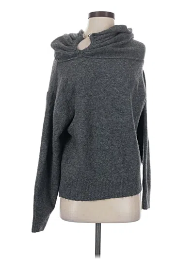 Pre-owned Zara Pullover Sweater In Gray