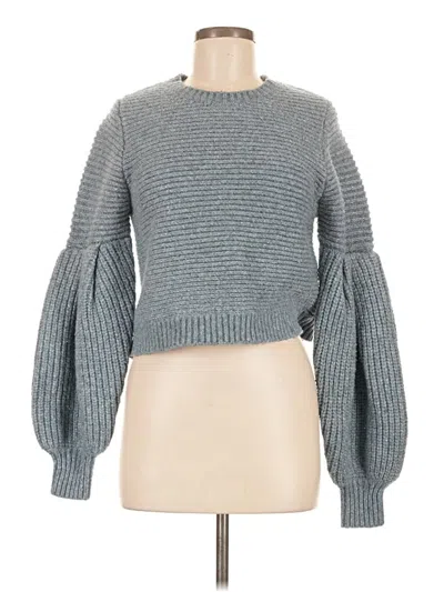Pre-owned Zara Pullover Sweater In Gray