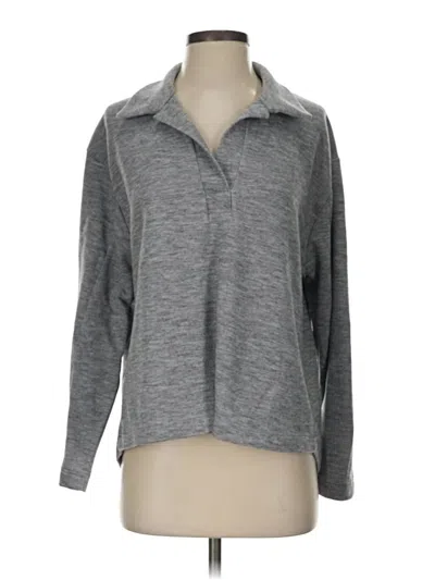 Pre-owned Zara Pullover Sweater In Gray