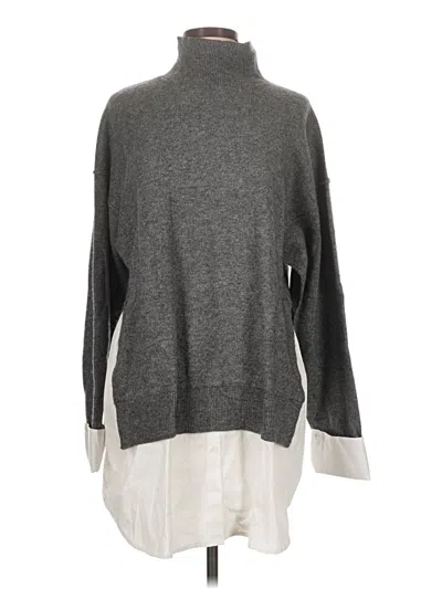 Pre-owned Zara Pullover Sweater In Gray