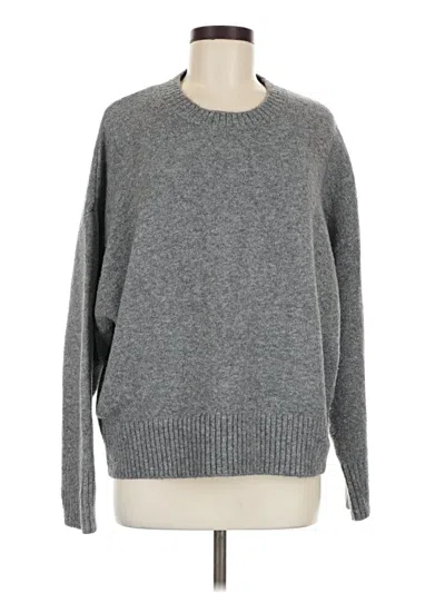 Pre-owned Zara Pullover Sweater In Gray