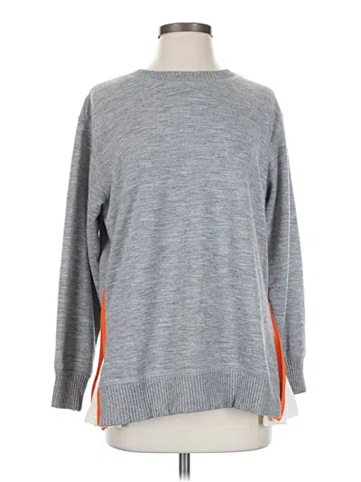 Pre-owned Zara Pullover Sweater In Gray