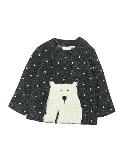 Pre-owned Zara Kids' Pullover Sweater In Gray