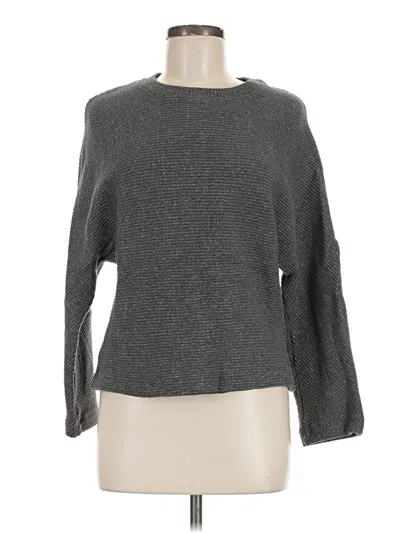 Pre-owned Zara Pullover Sweater In Gray