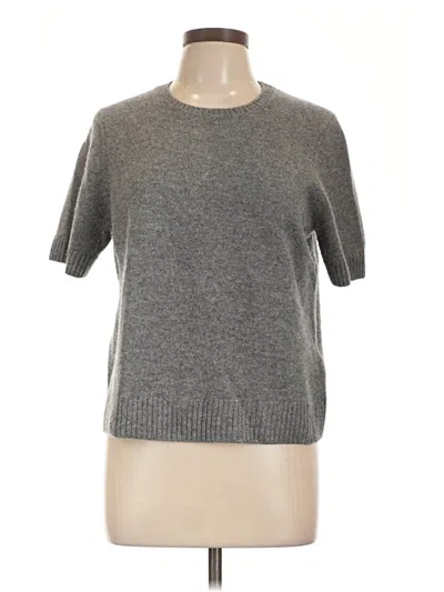 Pre-owned Zara Pullover Sweater In Gray
