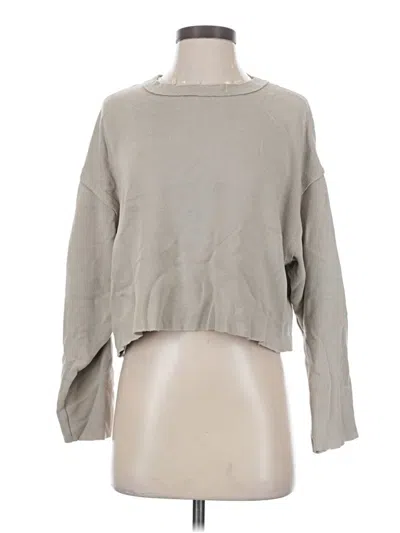 Pre-owned Zara Pullover Sweater In Gray