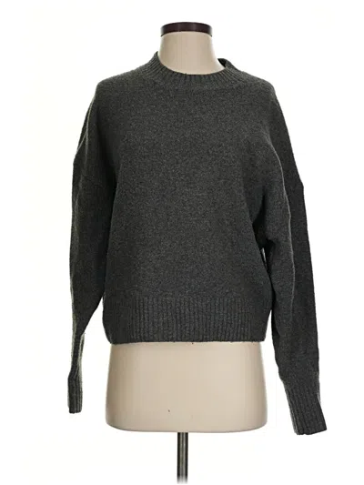 Pre-owned Zara Pullover Sweater In Gray