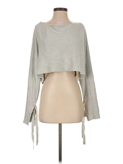 Pre-owned Zara Pullover Sweater In Gray