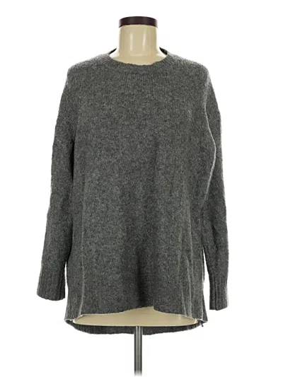 Pre-owned Zara Pullover Sweater In Gray