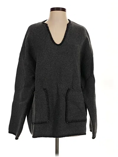 Pre-owned Zara Pullover Sweater In Gray