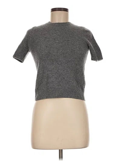 Pre-owned Zara Pullover Sweater In Gray