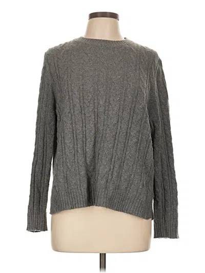 Pre-owned Zara Pullover Sweater In Gray