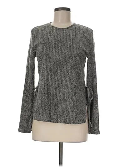 Pre-owned Zara Pullover Sweater In Gray