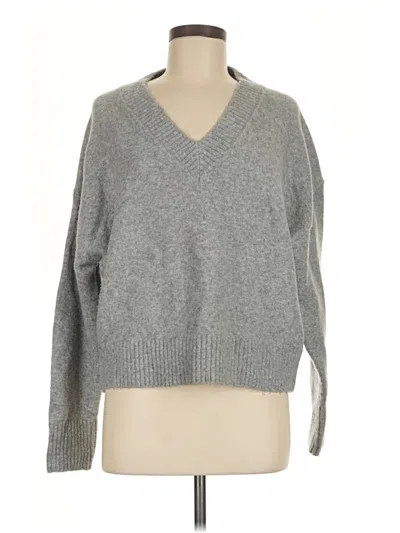 Pre-owned Zara Pullover Sweater In Gray