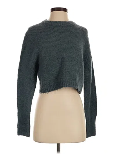 Pre-owned Zara Pullover Sweater In Gray
