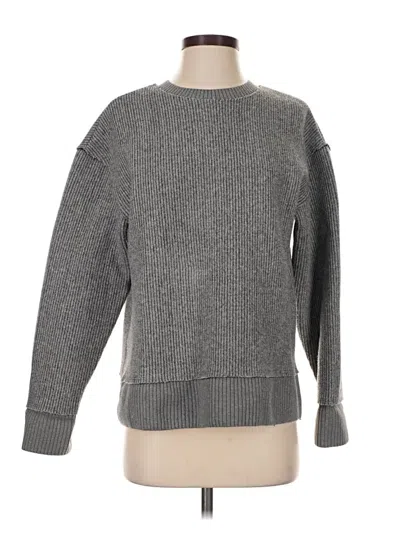 Pre-owned Zara Pullover Sweater In Gray
