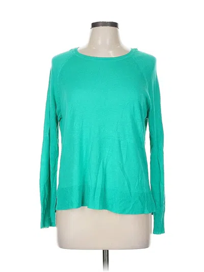 Pre-owned Zara Pullover Sweater In Green