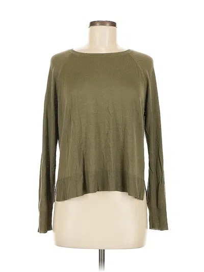 Pre-owned Zara Pullover Sweater In Green