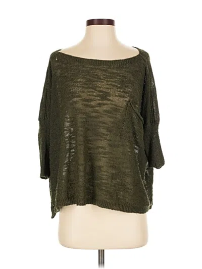 Pre-owned Zara Pullover Sweater In Green