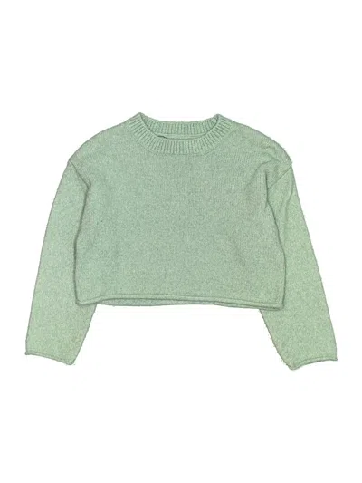 Pre-owned Zara Kids' Pullover Sweater In Green