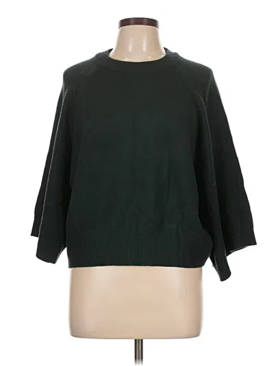 Pre-owned Zara Pullover Sweater In Green