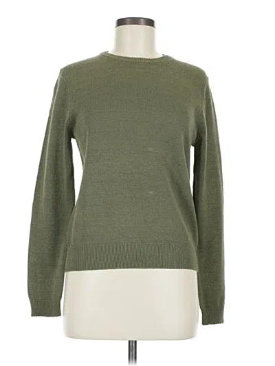 Pre-owned Zara Pullover Sweater In Green